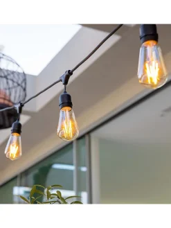 lumisky Außenbeleuchtung<LED-Lichtergirlande "Mafy" in Dunkelblau - (L)600 cm