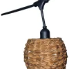 lumisky Außenleuchten<LED-Lichtergirlande "Pine" in Hellbraun - (L)600 cm