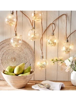 Butlers Lichterketten & Deko-Leuchten|Lichterketten & Dekobeleuchtung<LED-Lichterkette BULB LIGHTS in Braun