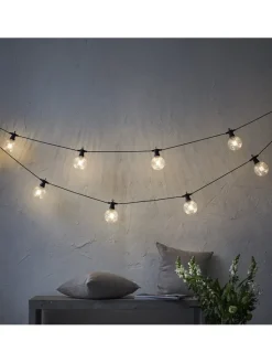 STAR Trading Lichterketten & Dekobeleuchtung<LED-Lichterkette "Circus Bomb" in Weiß - (L)500 cm