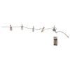 STAR Trading Lichterketten & Dekobeleuchtung<LED-Lichterkette "Clippy Advent" in Bunt - (L)240 cm
