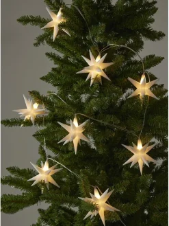 STAR Trading Lichterketten & Deko-Leuchten<LED-Lichterkette "December" in Weiß - (L)210 cm