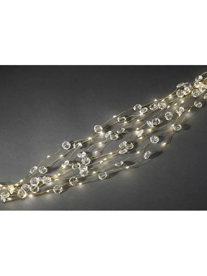 Konstsmide Lichterketten & Dekobeleuchtung|Lichterketten & Deko-Leuchten<LED-Lichterkette ''Diamantenlametta'' in Warmweiß