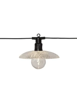 STAR Trading Lichterketten & Deko-Leuchten<LED-Lichterkette "Glassy Light" in Weiß - (B)15,5 x (H)14 cm
