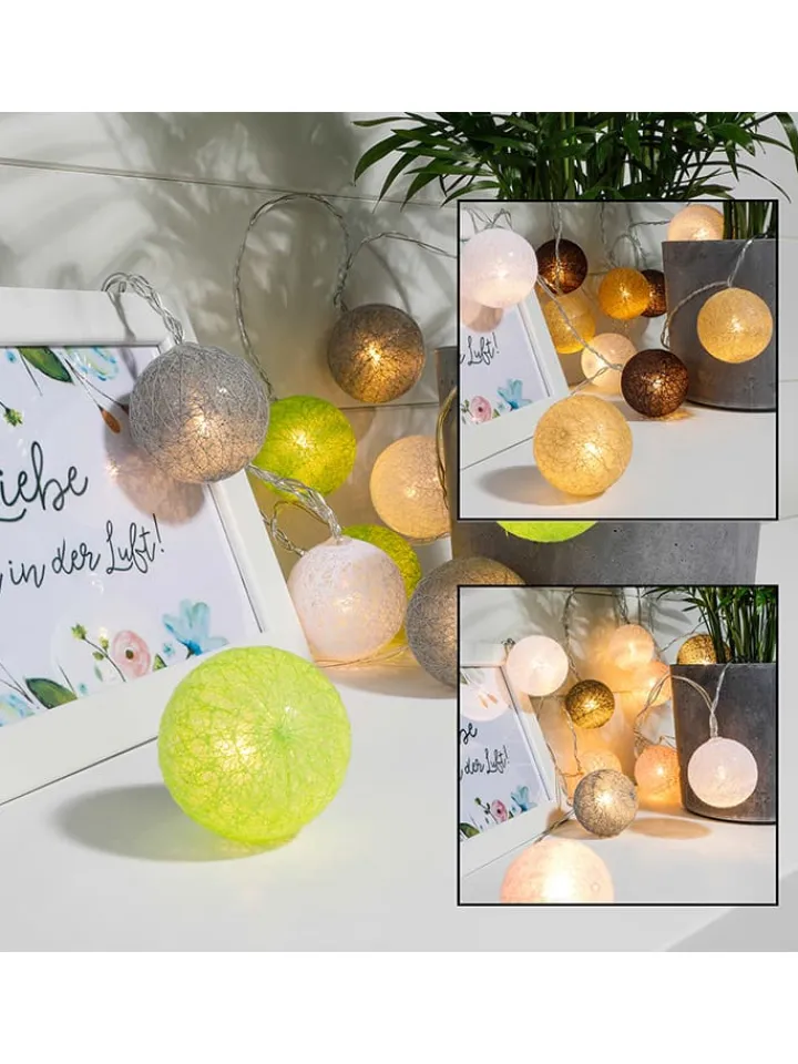 Hollybell Lichterketten & Dekobeleuchtung|Lichterketten & Deko-Leuchten<LED-Lichterkette in Bunt - (L)200 cm