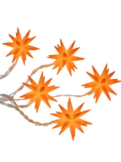 Hollybell Lichterketten & Dekobeleuchtung<LED-Lichterkette in Orange - Ø 6 cm