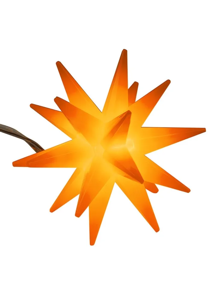 Hollybell Lichterketten & Dekobeleuchtung<LED-Lichterkette in Orange - Ø 6 cm