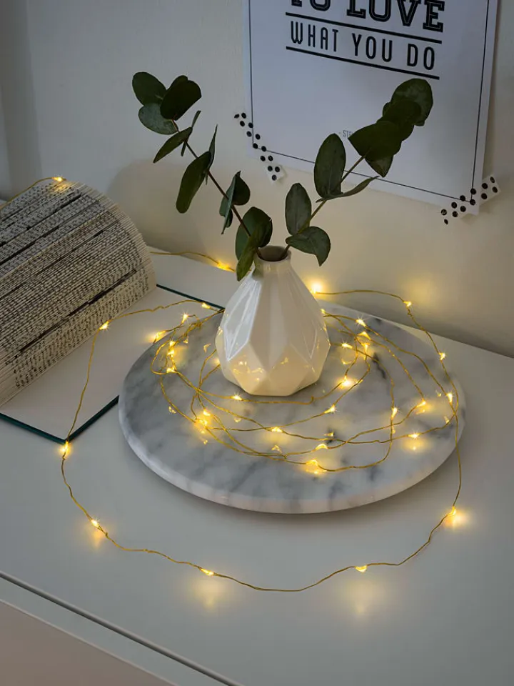 Konstsmide Lichterketten & Deko-Leuchten|Lichterketten & Dekobeleuchtung<LED-Lichterkette in Warmweiß - (L)240 cm