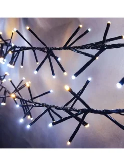 WellHome Lichterketten & Deko-Leuchten<LED-Lichterkette in Warmweiß/ Weiß - (L)104 cm