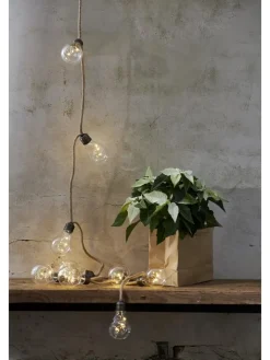 STAR Trading Lichterketten & Deko-Leuchten<LED-Lichterkette "Jutta" in Transparent - (L)225 cm