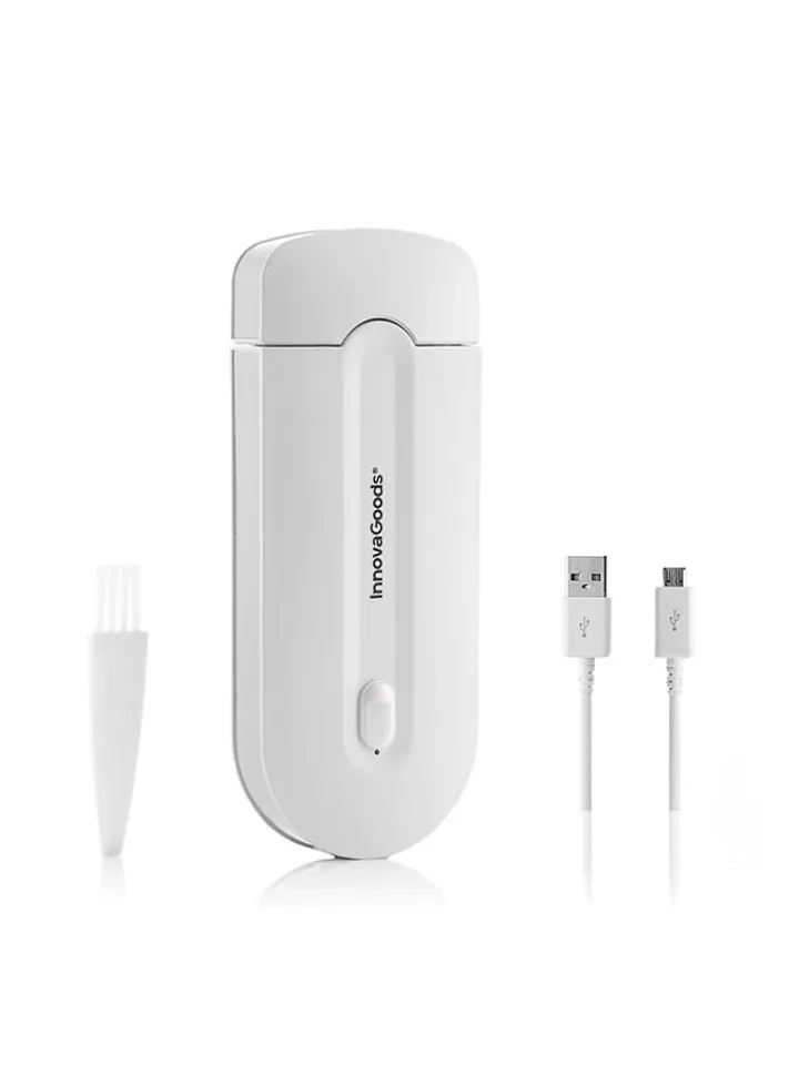 InnovaGoods Pflege & Gesundheit<LED-Mini-Rasierer in Weiß