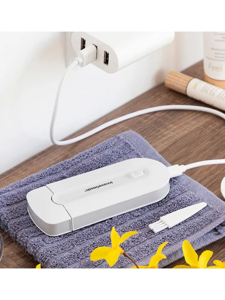 InnovaGoods Pflege & Gesundheit<LED-Mini-Rasierer in Weiß
