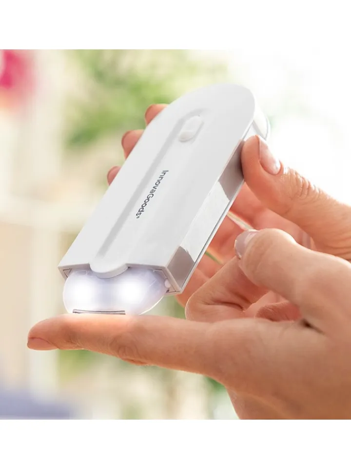 InnovaGoods Pflege & Gesundheit<LED-Mini-Rasierer in Weiß