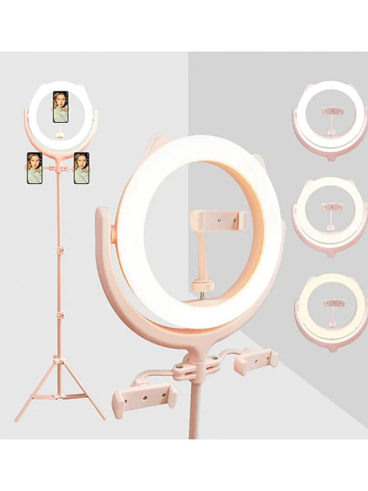 SWEET ACCESS Technikzubehör<LED-Ringlicht-Stativ in Roségold