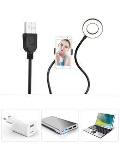 SmartCase Technikzubehör<LED-Smartphone-Halterung in Schwarz