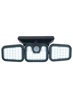 näve Außenbeleuchtung|Außenleuchten<LED-Solar-Außenwandleuchte "Pacita" in Schwarz - (B)28 x (H)13,5 x (T)11 cm