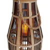näve Außenbeleuchtung|Außenleuchten<LED-Solar-Dekoleuchte in Natur - (H)34,5 cm