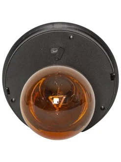 STAR Trading Außenbeleuchtung<LED-Solar-Dekoration "Marron" in Braun - (B)18,5 x (H)40 cm