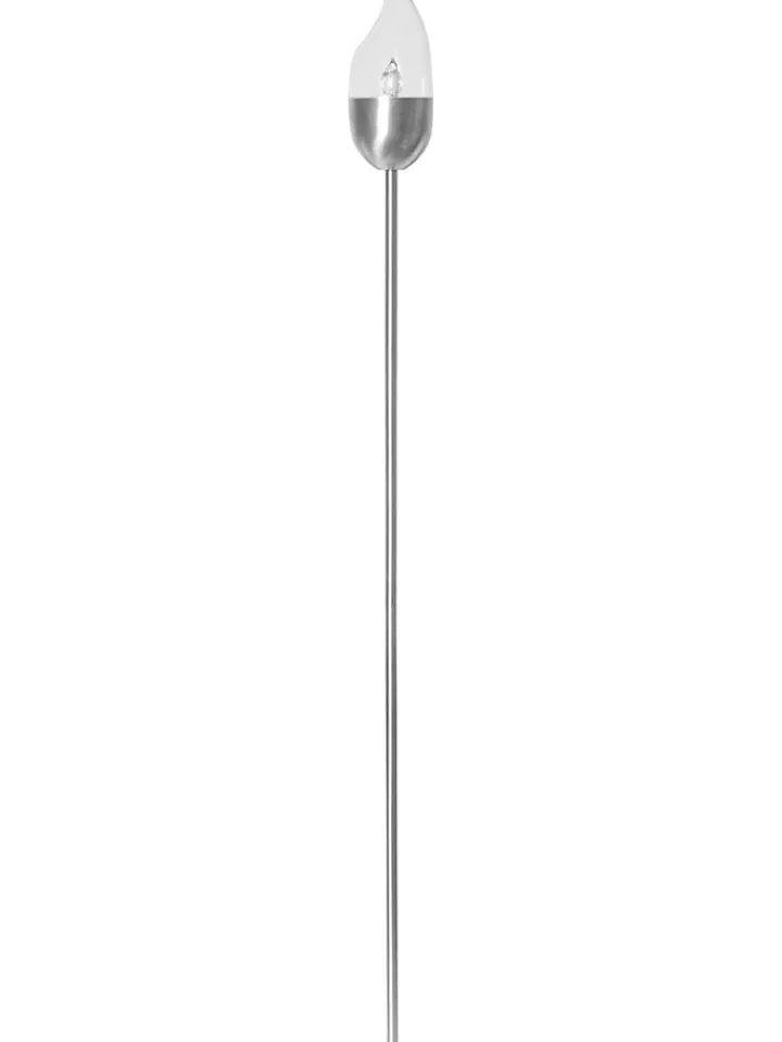 STAR Trading Außenbeleuchtung|Außenleuchten<LED-Solar-Edelstahl-Gartenstecker - (H)110 cm