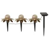 STAR Trading Außenbeleuchtung|Außenleuchten<LED-Solar-Gartenstecker in Gold - (B)130 x (H)10 cm