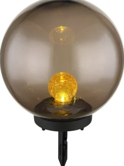 Globo lighting Außenleuchten|Außenbeleuchtung<LED-Solar-Gartenstecker in Schwarz - (H)38,5 cm