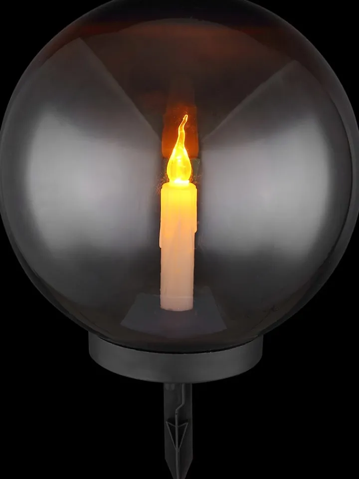 Globo lighting Außenbeleuchtung<LED-Solar-Gartenstecker in Schwarz - (H)38,5 cm