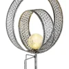 Globo lighting Lichterketten & Deko-Leuchten<LED-Solar-Gartenstecker in Silber - (B)30 x (H)42 x (T)20 cm