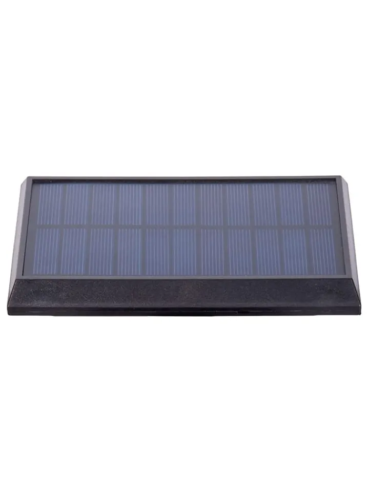 näve Außenbeleuchtung|Außenleuchten<LED-Solar-Gartenstecker "Paco" in Schwarz - (B)23 x (H)32 cm