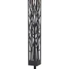 STAR Trading Außenbeleuchtung<LED-Solar-Gartenstecker "Siranna" in Schwarz - (H)66 cm