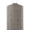Lumiz Lichterketten & Deko-Leuchten<LED-Solarlaterne ''Mosaic Cylinder'' in Taupe - (H)50 x Ø 28 cm