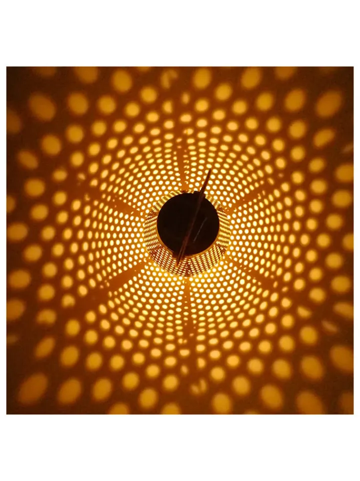 lumisky Außenleuchten|Außenbeleuchtung<LED-Solarleuchte "Doty" in Braun - (H)17 x Ø 13 cm