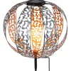 Globo lighting Außenleuchten|Außenbeleuchtung<LED-Solarleuchte in Grau - (H)41 x Ø 30 cm