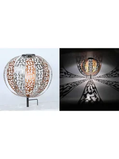 Globo lighting Außenleuchten|Außenbeleuchtung<LED-Solarleuchte in Grau - (H)41 x Ø 30 cm