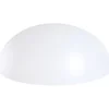 Inkazen Außenbeleuchtung<LED-Solarleuchte in Weiß - (H)10 cm - Ø 30 cm