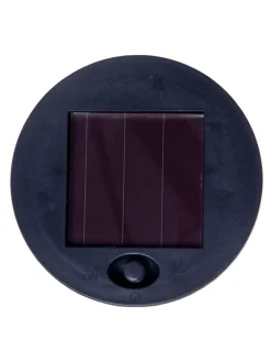 näve Außenbeleuchtung|Außenleuchten<LED-Solarleuchte "Korbinian" in Braun - (H)30 x Ø 18 cm