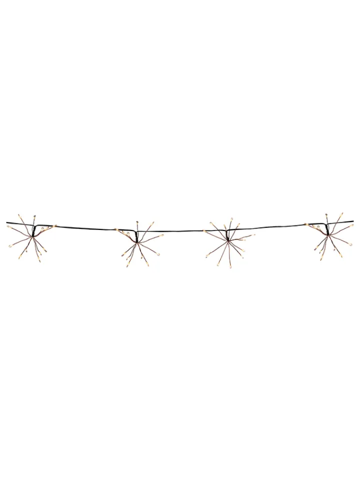 lumisky Außenbeleuchtung|Außenleuchten<LED-Solar-Lichtergirlande "Fireworks" in Weiß - (L)420 cm