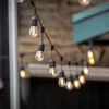 lumisky Lichterketten & Dekobeleuchtung|Lichterketten & Deko-Leuchten<LED-Solar-Lichtergirlande "Mafy" in Warmweiß - (L)600 cm