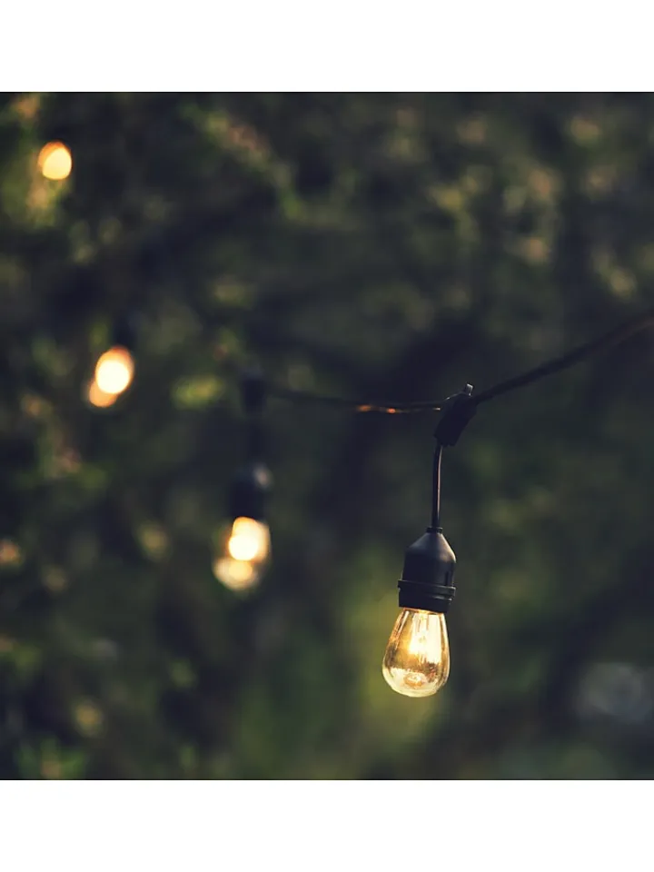 lumisky Lichterketten & Dekobeleuchtung|Lichterketten & Deko-Leuchten<LED-Solar-Lichtergirlande "Mafy" in Warmweiß - (L)600 cm