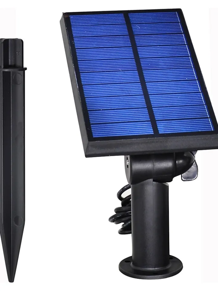 lumisky Lichterketten & Dekobeleuchtung|Lichterketten & Deko-Leuchten<LED-Solar-Lichtergirlande "Mafy" in Warmweiß - (L)600 cm