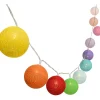 lumisky Außenbeleuchtung|Außenleuchten<LED-Solar-Lichtergirlande "Mimy" in Bunt - (L)380 cm