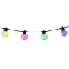 näve Außenbeleuchtung<LED-Solar-Lichterkette "Cadena" in Schwarz/ Transparent - (L)1000 cm