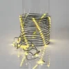 STAR Trading Lichterketten & Deko-Leuchten<LED-Solarlichterkette "Dew Drop Micro" in Schwarz - (L)7,4 m