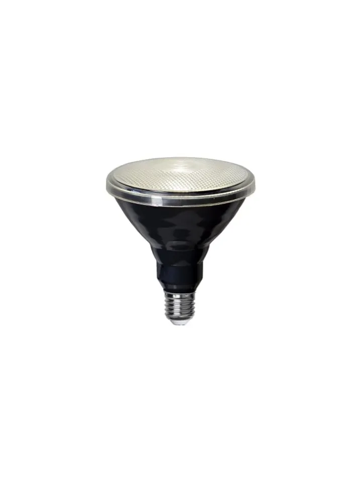 STAR Trading Leuchtmittel<LED-Spot ,Spotlight Outdoor', E27, 15W, 1300lm, schwarz, Tageslicht