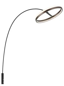 Globo lighting Stehleuchten<LED-Standleuchte "Della" in Schwarz - (H)190,4 cm