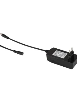 Globo lighting Stehleuchten<LED-Standleuchte "Illa" in Schwarz/ Hellbraun - (L)25 x (B)20 x (H)150 cm