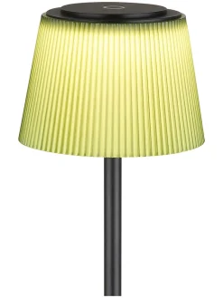 Globo lighting Stehleuchten<LED-Standleuchte in Schwarz/ Dunkelgrün - (H)120 cm