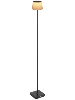 Globo lighting Stehleuchten<LED-Standleuchte in Schwarz/ Braun - (H)120 cm