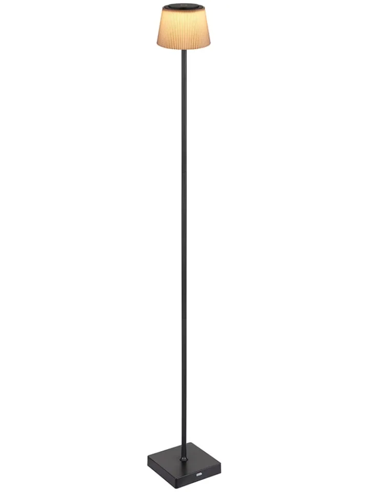 Globo lighting Stehleuchten<LED-Standleuchte in Schwarz/ Braun - (H)120 cm