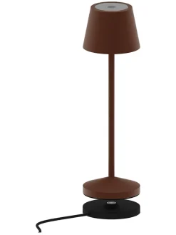 lumisky Tischleuchten<LED-Tischleuchte in Braun - (H)20 x Ø 7,5 cm