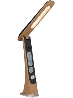 Globo lighting Tischleuchten<LED-Tischleuchte "Averie" in Helllbraun - (B)24,5 x (H)31,4 x (T)5,7 cm